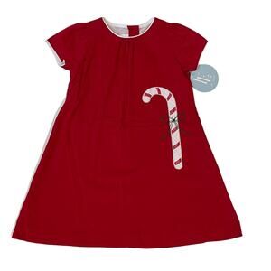 NWT Little English Size 5 Benton Candy Cane Dress